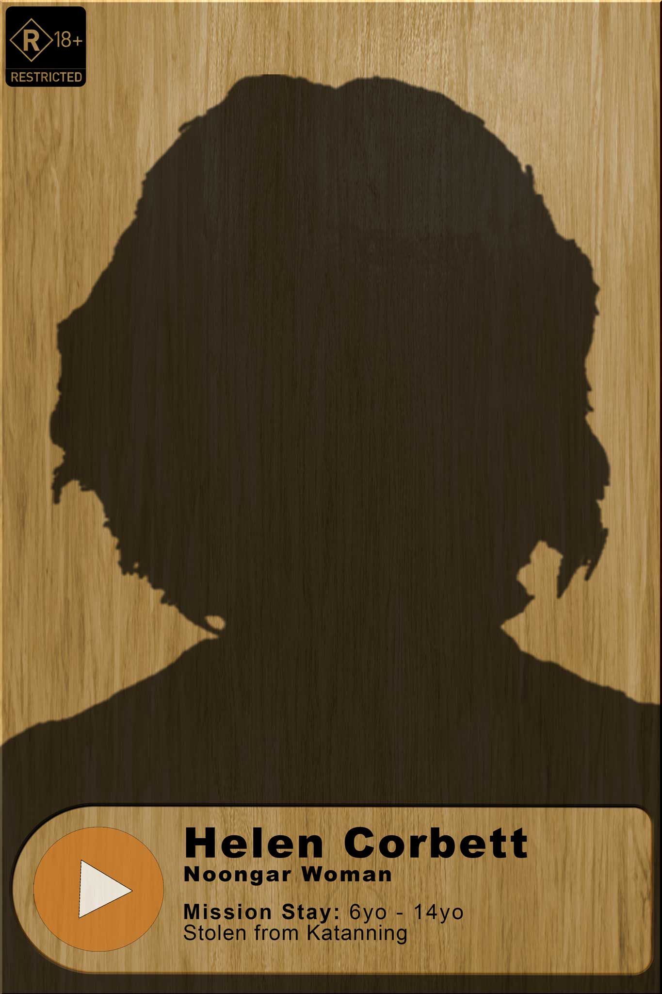 Poster of speaker Helen Corbett